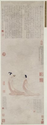 图片[1]-Wen Zhengming Xiang Junxiang’s wife map axis-China Archive